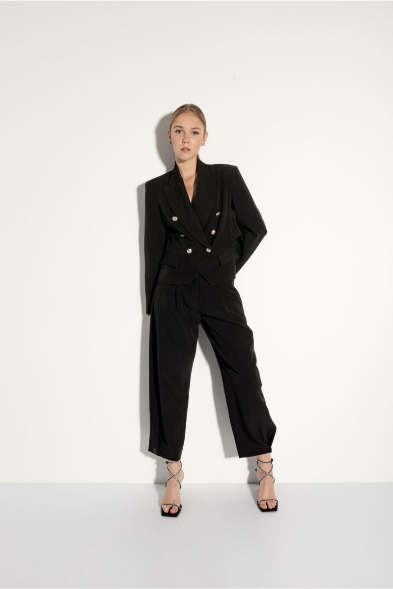 Blazer doppiopetto in tessuto tecnico