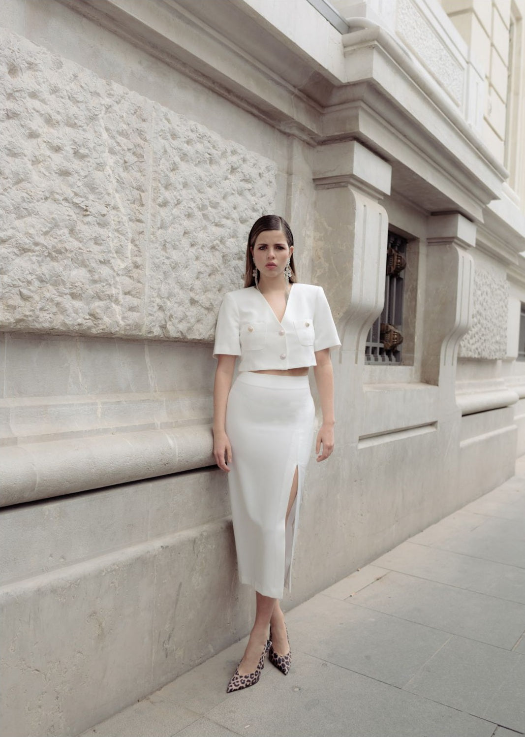 Blazer/Top in tessuto tecnico