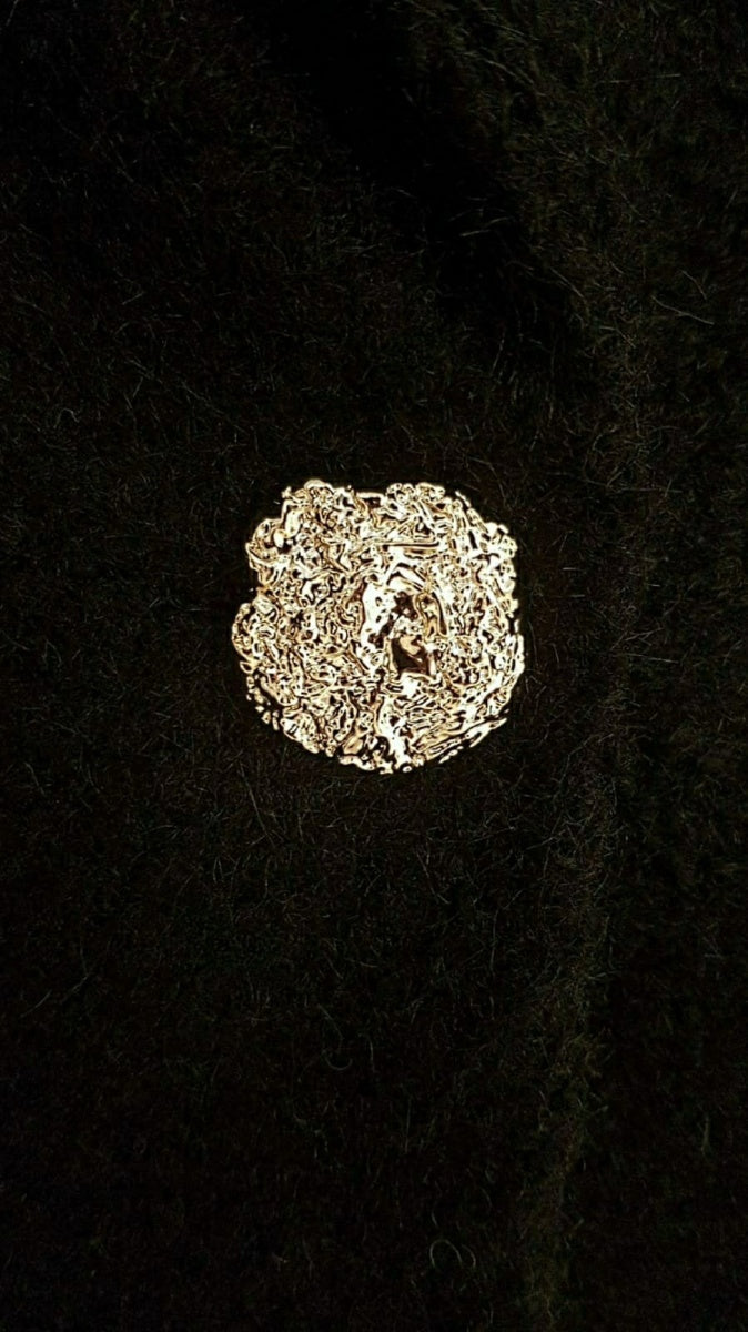 Cappotto doppiopetto con tasche laterali