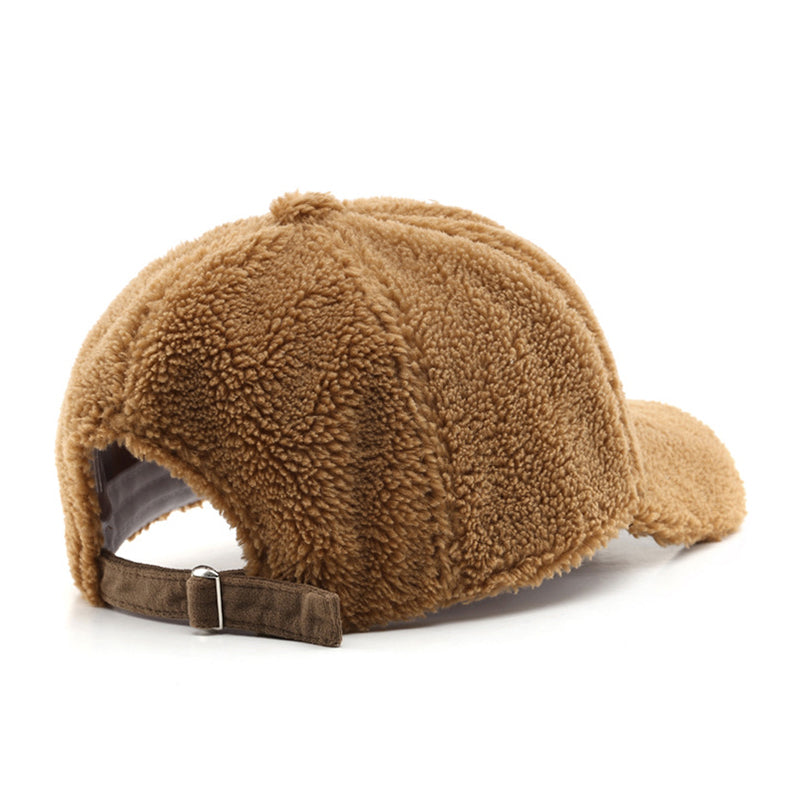 Cappellino da baseball casual in peluche