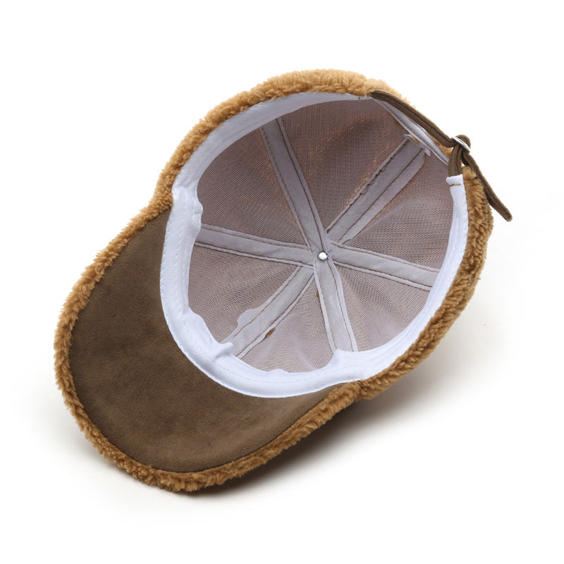 Cappellino da baseball casual in peluche