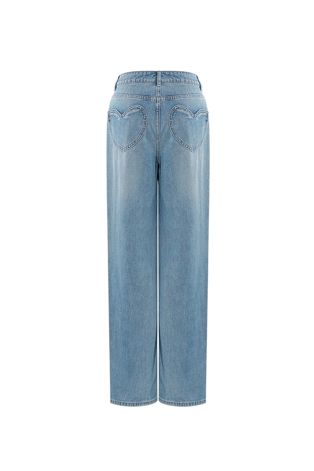 Jeans con tasche a forma di cuore