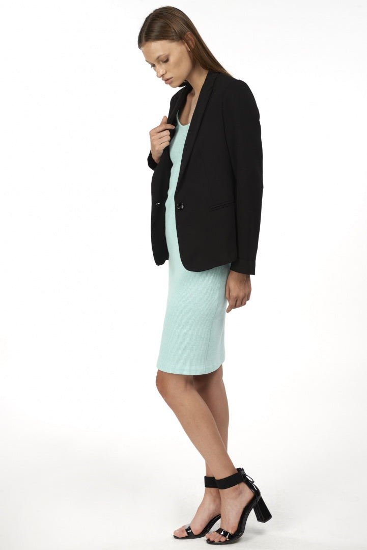 Blazer monopetto in cady