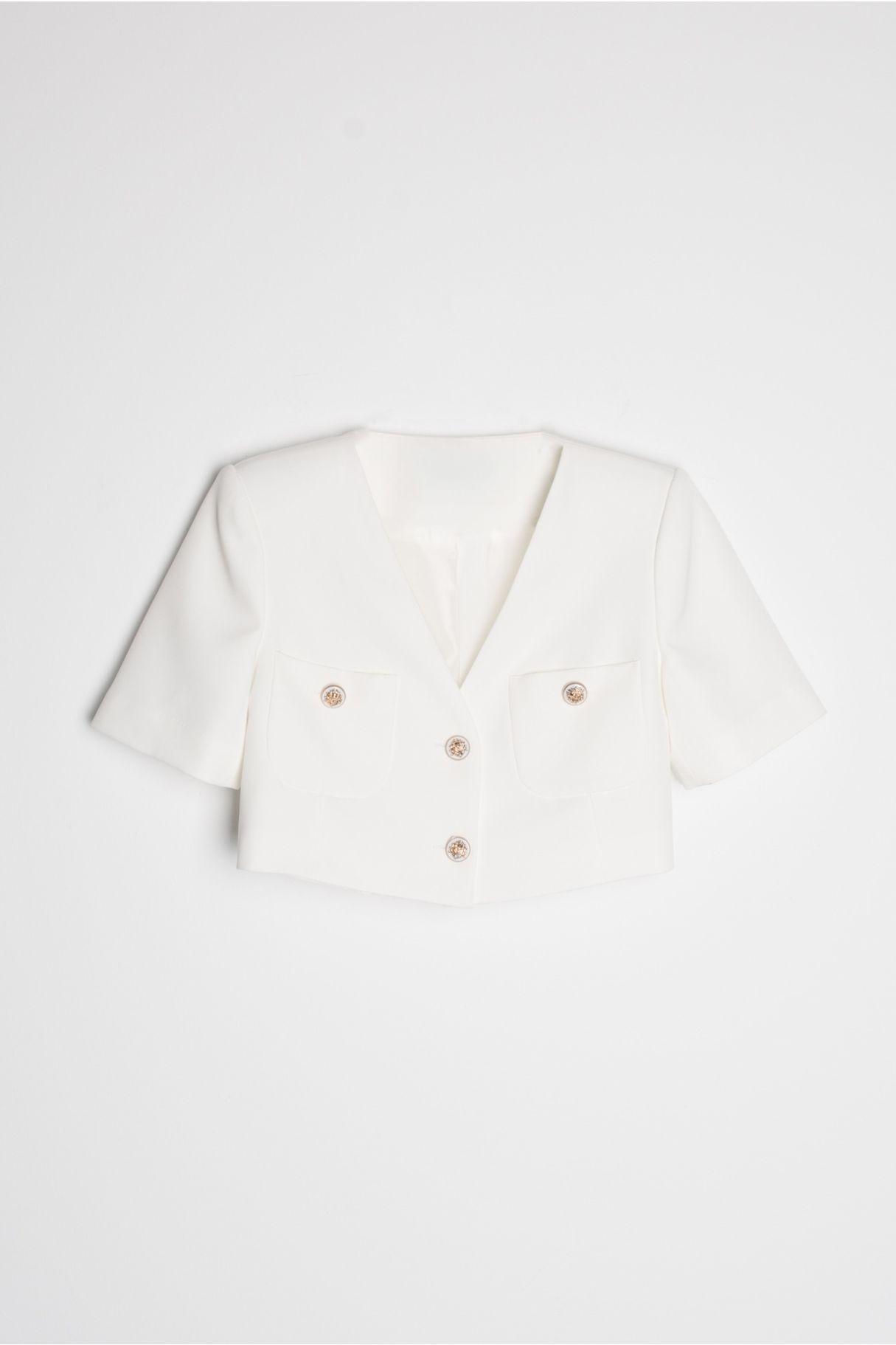 Blazer/Top in tessuto tecnico