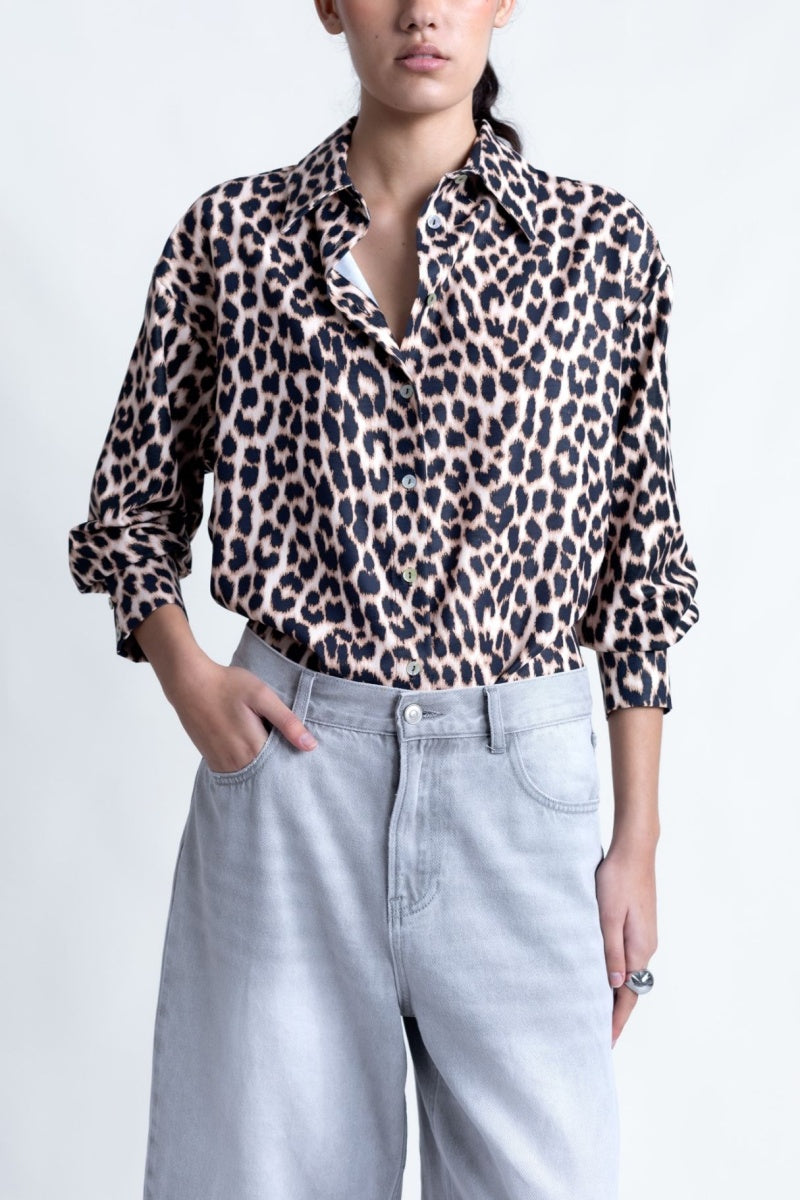 Camicia leopardata