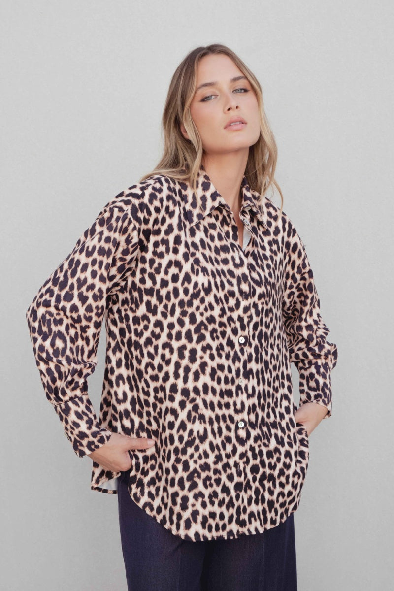 Camicia leopardata