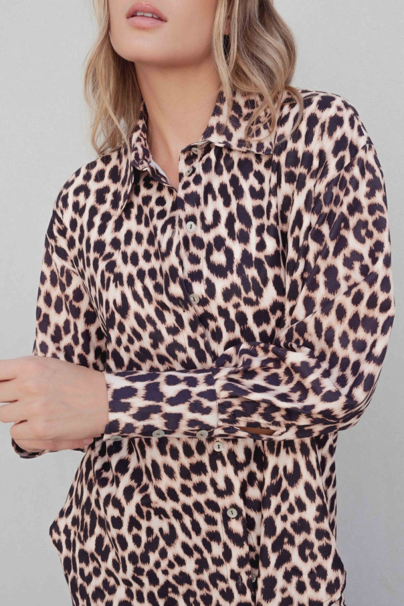 Camicia leopardata